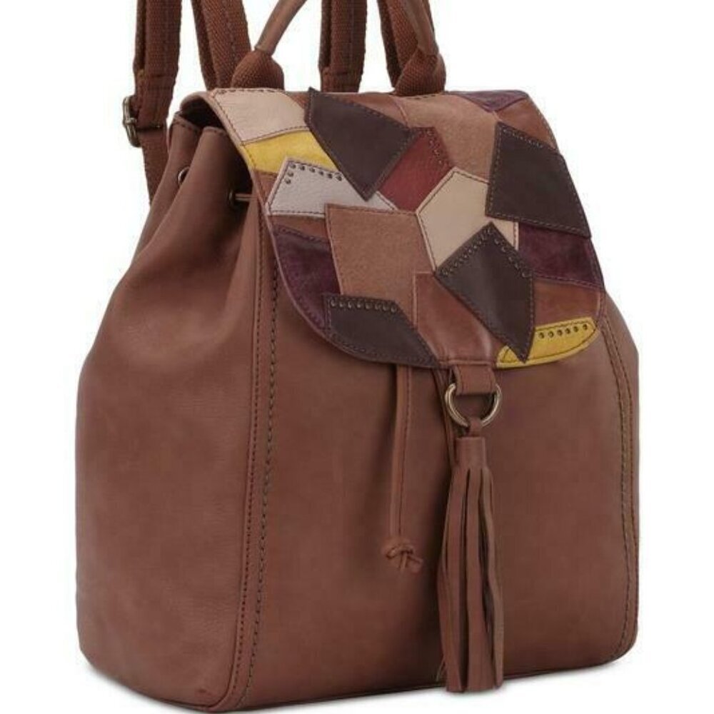 The Sak Backpack Leather Patchwork Schhol College… - image 2